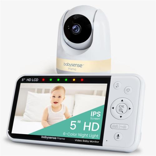 Babysense Prisma: Video Baby Monitor with 1 Camera, Non Wifi, Split Sc