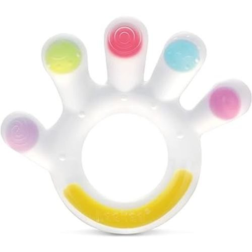Haakaa Palm Teether - Soft Silicone Baby Soothing Teether Pacifier - Frozen Teething Toy for 3M+ Babies - BPA Free (1 Pack)