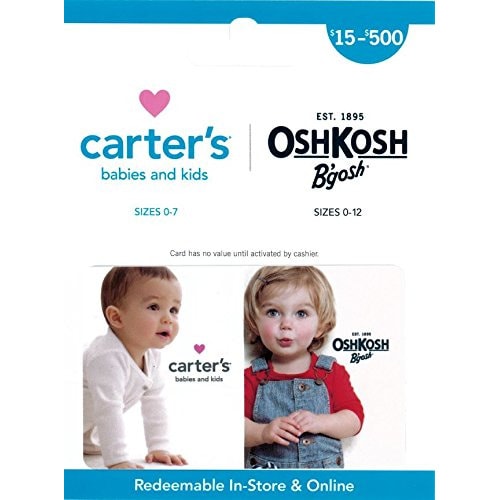 Carter's/OshKosh B’gosh Gift Card $50