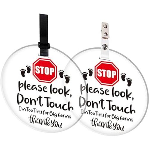 Do Not Touch Baby Signs for Car Seat/Stroller