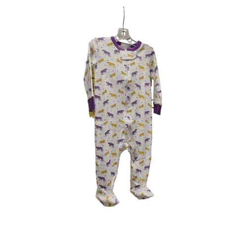 Lulu Bebe LSU Tigers Boy's Footie PJs