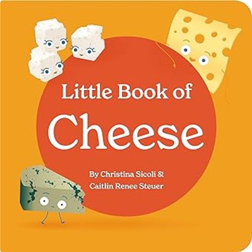 BlueMilk Little Books Culinary Collection Future Foodie 3 Board Book Box Set Pasta Cookies Cheese Phonics and Rhymes Baby Shower Gift 0-12 Months Toddler Book Ages 1-4 Years
