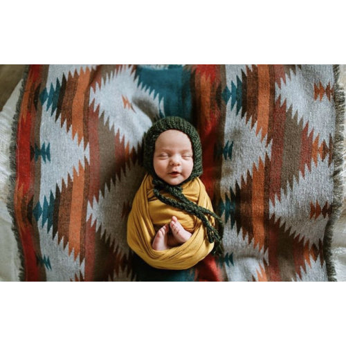 Baby Blanket | THE TRAVELLER - Newborn - Carseat blanket - Stroller Blanket - Aztec - Geometric