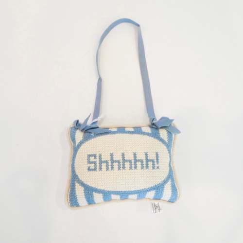 Shhhh! Pillow Door Hanger