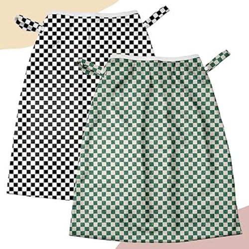 Mama Koala Pail Liner for Cloth Diapers, Reusable and Washable Waterproof Pail Liner with Strap for Diaper Pails, 2 Pack(B006M)