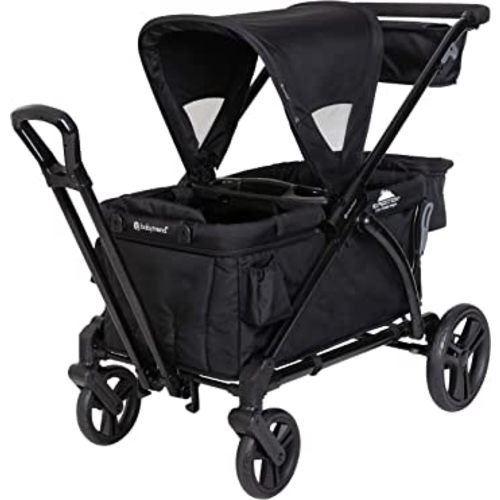 Baby Trend Expedition 2-in-1 Stroller Wagon PLUS, Ultra Black