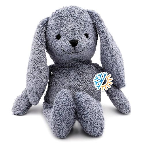 Thermal-Aid Zoo Microwavable Stuffed Animal - Heated and Heatable Plush Toy - Hot/Cold Pack - Baxter The Bunny