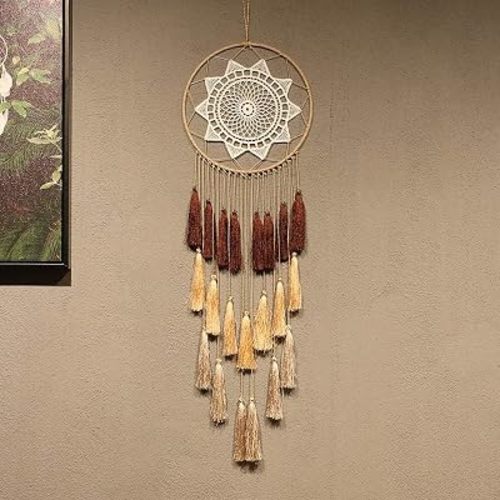 Artilady Macrame Dream Catcher Wall Hanging, Large Boho Room Decor