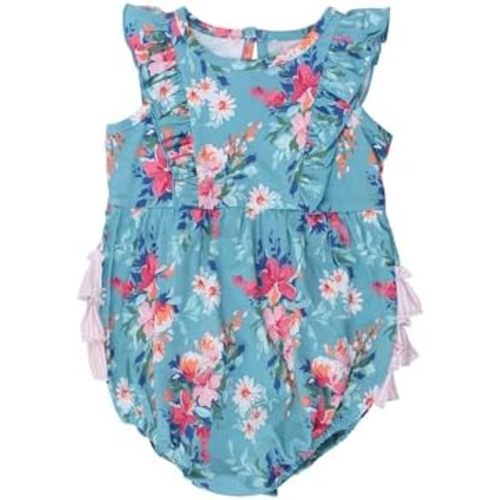 RuffleButts® Baby/Toddler Girls Sleeveless Tank Bubble Romper