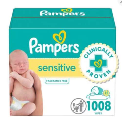 "pampers wipes sensitive"