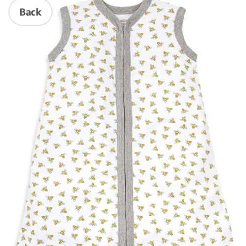 Burt's Bees Baby Beekeeper Wearable Blanket, Organic Cotton Swaddle 0.5 or 1.5 TOG, Newborn Essentials Shower Gift