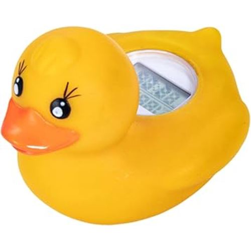Infant Bath Temperature Gauge - Waterproof Floating Digital Toy, Water Thermometer with Alert for Baby Care | Toddler Tub Safety Monitor, Child-Friendly Bathing