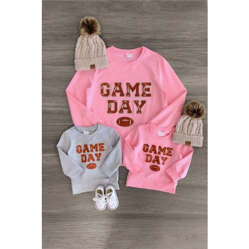 Mom & Kid - "Game Day" Chenille Patch Top