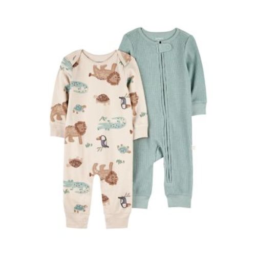Baby Boys Set of Printed Jumpsuits
