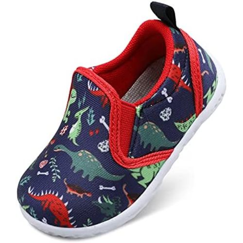 FEETCITY Unisex Baby Shoes Boys Girls Sneakers Infant Slip On First Walking Shoes Toddler Casual Star Sneaker Crib Shoes