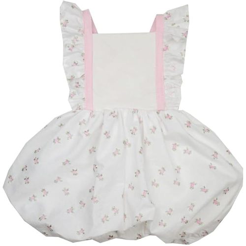 Haute Baby Cranberry Garden Cotton 3/4 Sleeve Bodysuits Baby Girl Print Romper Clothes Toddler Infant Newborn - Plum