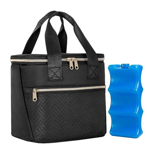 Breastmilk Cooler Bag with Ice Pack Fits 6 Tall Baby Bottles