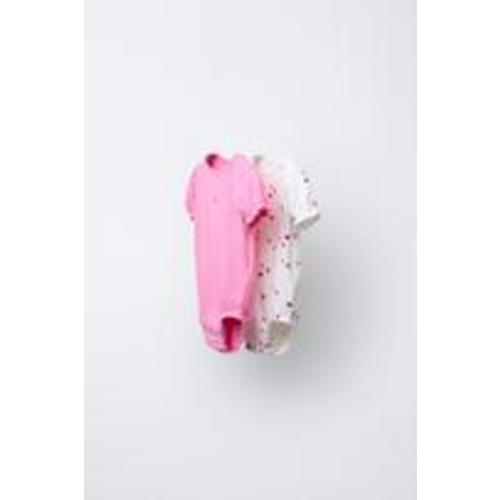 TWO-PACK OF FLORAL PRINT BODYSUITS - Fuchsia | ZARA United States