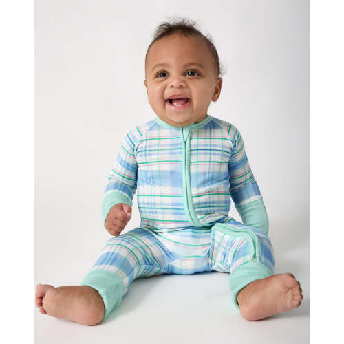 Springtime Plaid Zippy | Little Sleepies