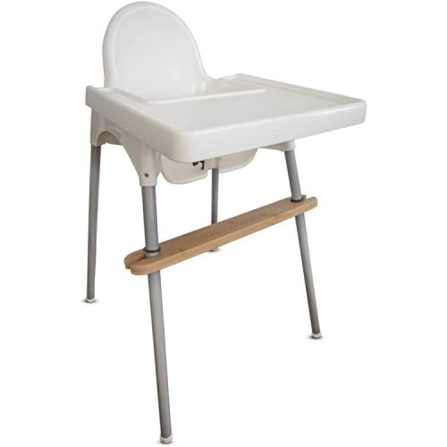 Baby High Chair Bamboo Wooden Foot Rest for IKEA Antilop, Kmart Prandium, Big W Uno, Target Snacka and Aldi Mamia