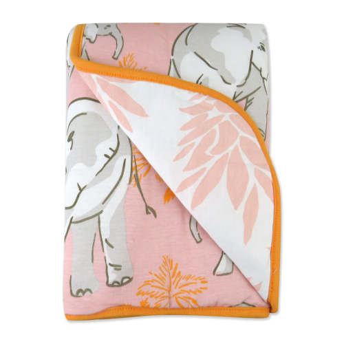 Organic Cotton Hand-Quilted Blanket, Rainbow Stripe | Honest Baby Clothing
