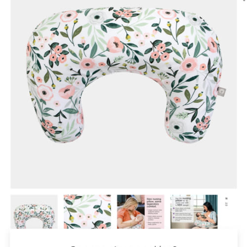 New Boppy Nursing Pillow