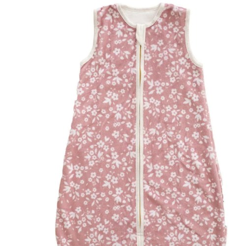 Dainty Floral Wearable Minky Blanket | Minky Couture