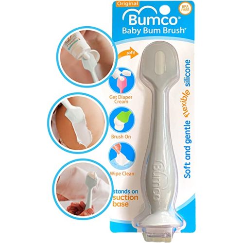 Bumco Diaper Cream Spatula - BPA-Free Diaper Bag Essentials, Soft Butt Spatula Baby, Mom-Invented Butt Paste Spatula, Bumco Diaper Cream Spatula, Flexible Diaper Cream Applicator, Bumco Baby Bum Brush
