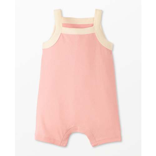 Baby Sleeveless Ribbed Shortie Romper | Hanna Andersson
