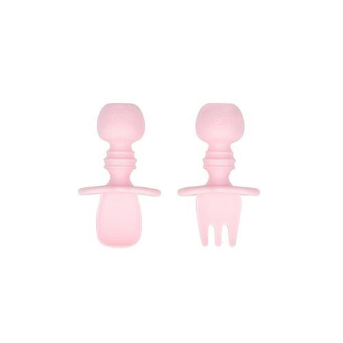 Bumkins Silicone Chewtensils - Pink