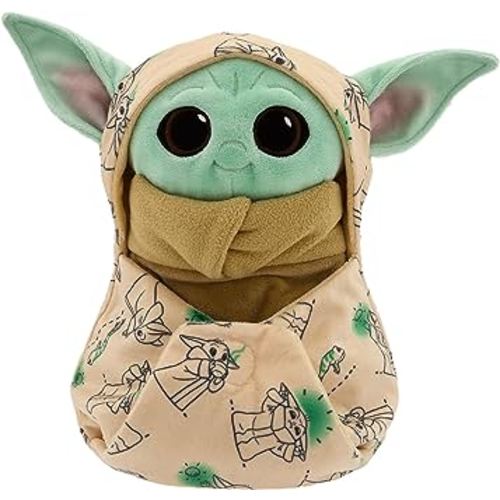 Disney Store Official Star Wars 10-Inch Grogu Plush in Swaddle - The Child' Design from The Mandalorian Series Babies Edition - Soft & Cuddly Toy for Fans & Kids