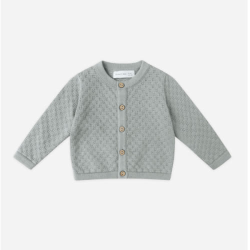 Knit Cardigan || Steel Blue – Quincy Mae