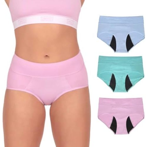 Bambody Absorbent Panties, Period Underwear for Women and Teens - Leakproof, Soft, Comfortable, Breathable Postpartum