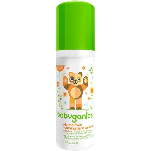 Babyganics Alcohol Free Foaming Hand Sanitizer - Mandarin - 1.69 oz