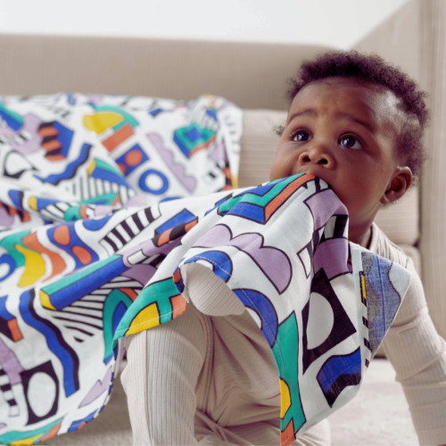 ETTA LOVES x WALALA STUDIO 'SHAPES' MUSLIN