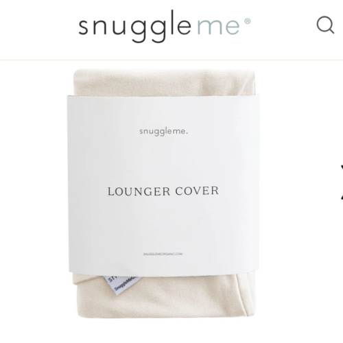 Snuggle Me Organic Infant Lounger Cover | Natural