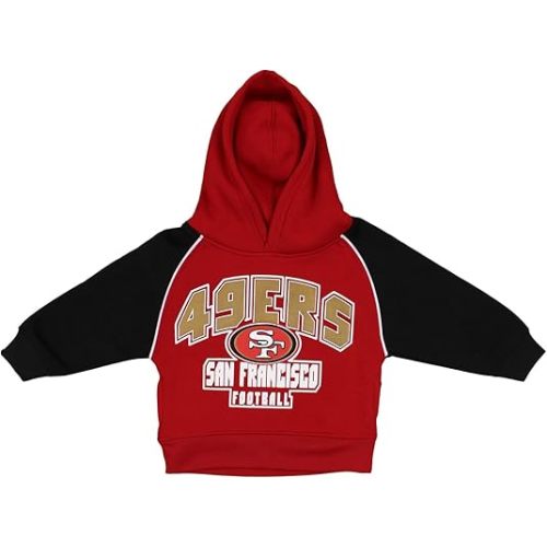 Outerstuff NFL San Francisco 49ers Infants and Toddlers Two Tone Pullover Hoodie (12M - 4T)