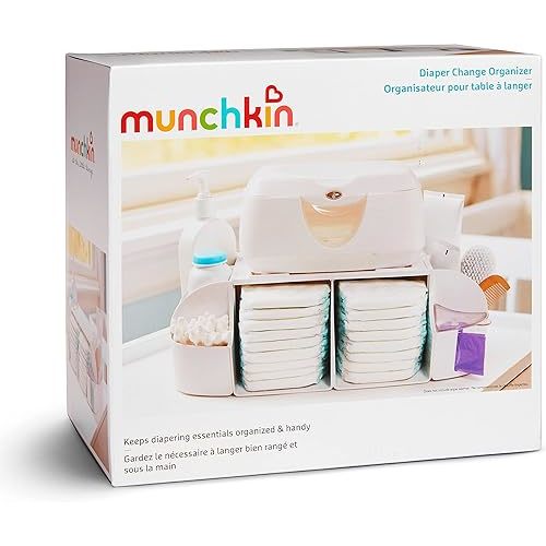 Munchkin® Diaper Change Organizer, Green/white
