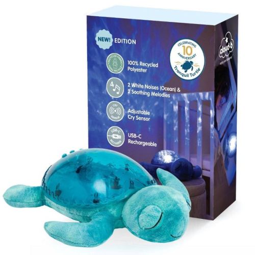 Cloud B Tranquil Turtle Sound Machine and Nightlight Toy – New Edition