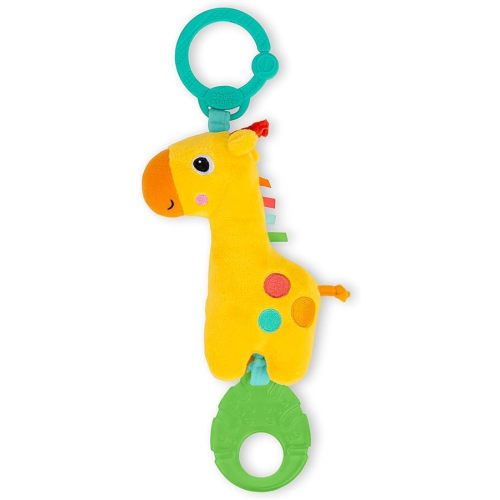 Bright Starts Tug Tunes On-The-Go Toy for Stroller and Carriers - Giraffe - Unisex, Newborn +