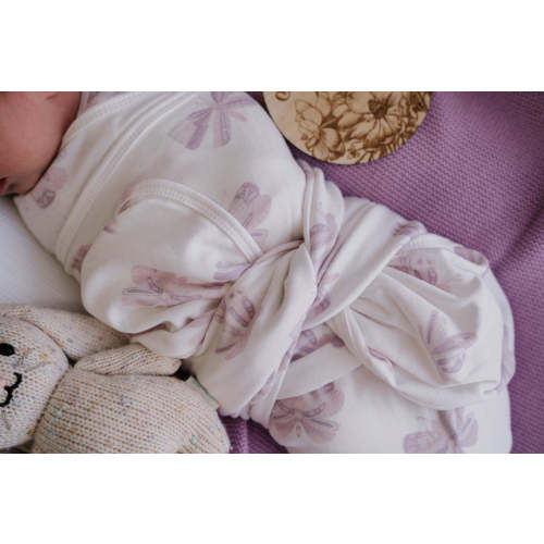 Swaddle Set | Lilac Butterflies – Little and Fern