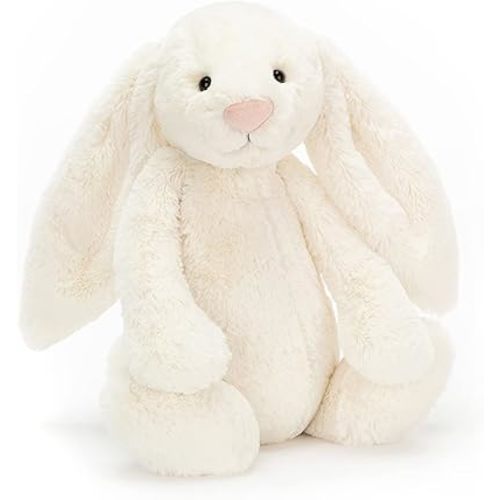 Jellycat Bashful Cream Bunny Stuffed Animal, Large 14 inches - Rabbit and Bunny Plush Toy - Classic Children's Gift