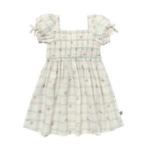 Modern Moments by Gerber Toddler Girl Smocked Dress with Bows, Sizes 12M-5T