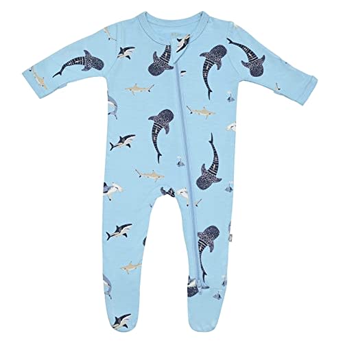KYTE BABY Unisex Zipper Closure Footies, Rayon Made From Bamboo, 0-24 Months