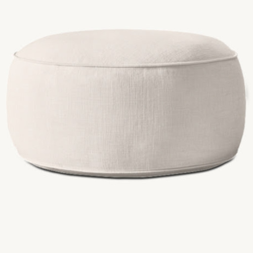 Large Premium Fabric Pouf | RH Baby & Child