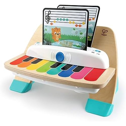 Baby Einstein and Hape Magic Touch Piano Wooden Musical Toddler Toy, Age 6 Months and Up