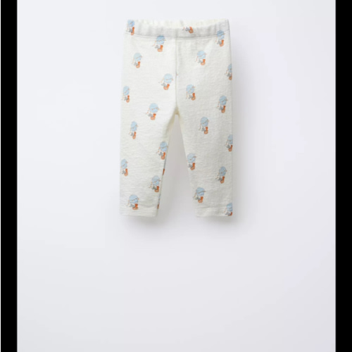 PRINTED LEGGINGS - Ecru | ZARA United States