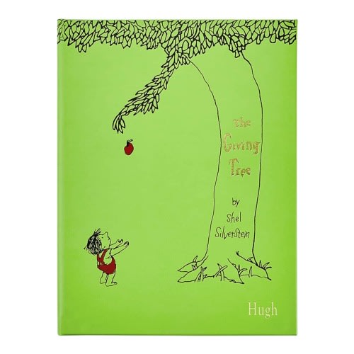 Personalized Leather Bound "The Giving Tree" Children's Book