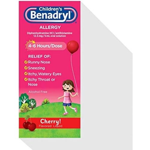 Benadryl Allergy, Childrens Liquid, 8 oz