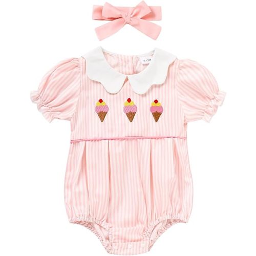 GRNSHTS Baby Girl Romper Newborn Clothes Bodysuit Jumpsuit Baby Girl Clothes Outfit 0-18M
